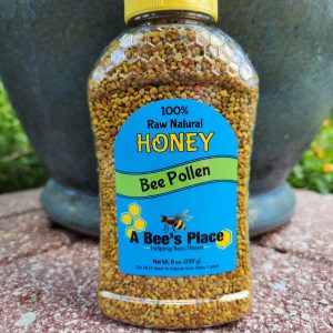 Jar of bee pollen
